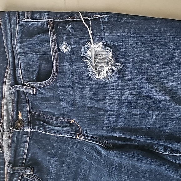 ABERCROMBIE & FITCH Perfect Stretch Brett Distressed Jeans size 10R - Picture 5 of 9